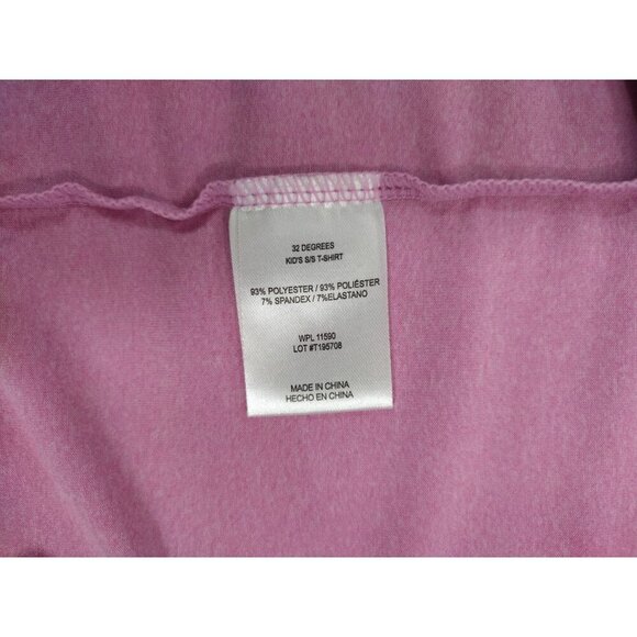 32 Degrees Kids XL Short Sleeve T-Shirt Purple Lightweight Stretchy. - Picture 4 of 7